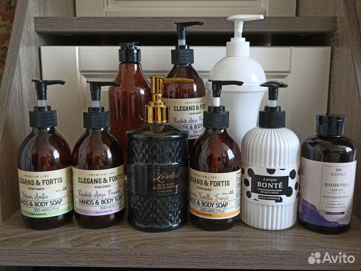 Дозаторы и бутылочки для мыла и шампуня
