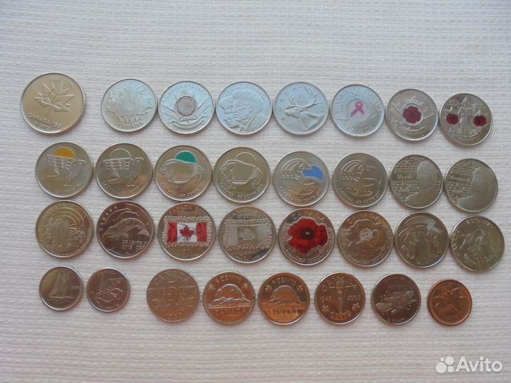 Памятные монеты Канады