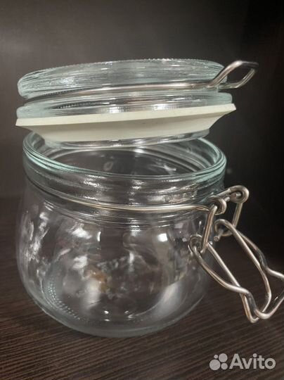 Банка IKEA стеклянная с крышкой