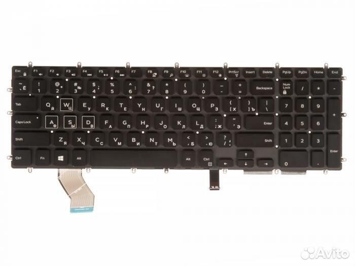 Клавиатура для ноутбука Dell G7 7790 G5 5590 черна
