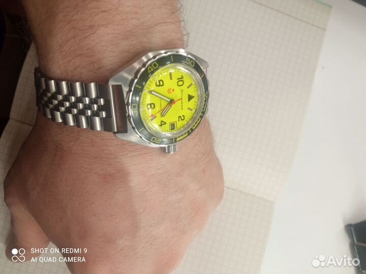 Мужские наручные часы механические командирские