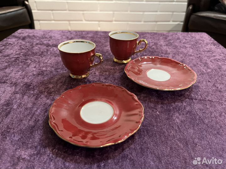 Две кофейные пары Bareuther Bavaria