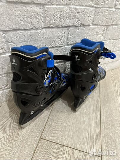 Коньки хоккейные 34-37 раздвижные