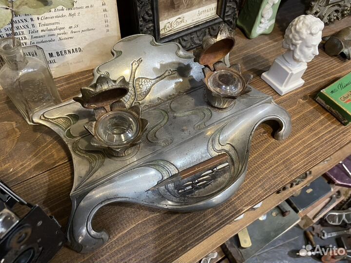 Антикварный письменный прибор, модерн