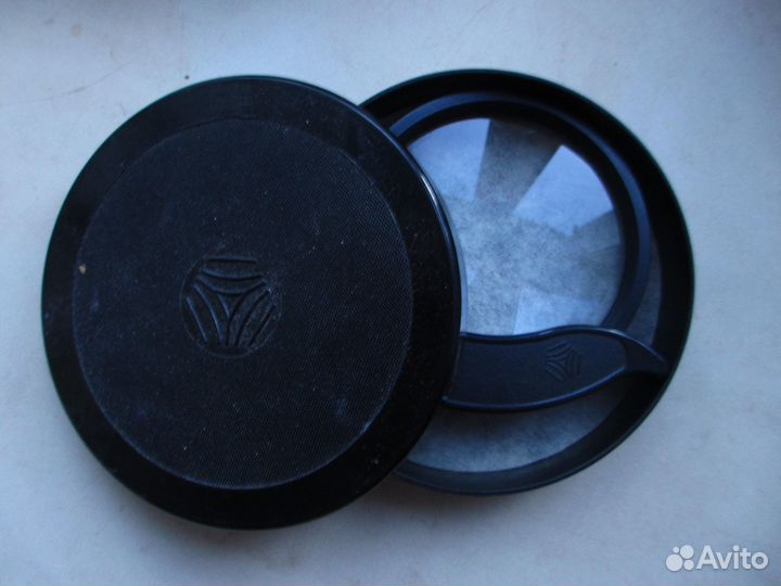 Лупа 2х-кратная СССР в карболитовой коробке