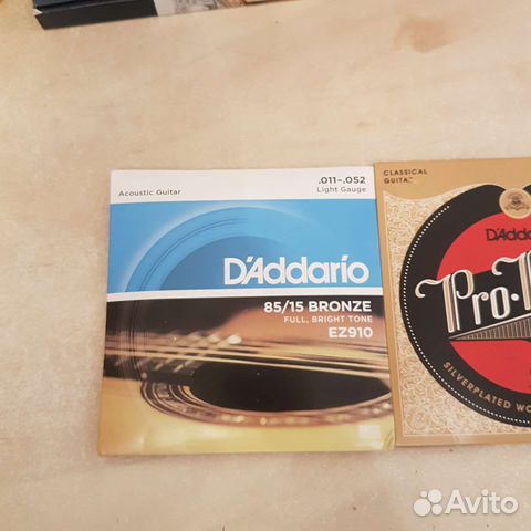 Струны daddario нейлон/метал