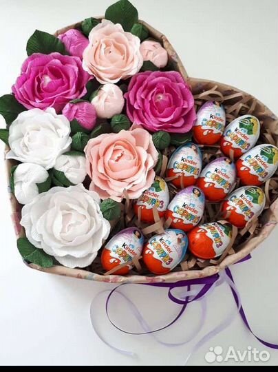 Сладкие букеты из конфет