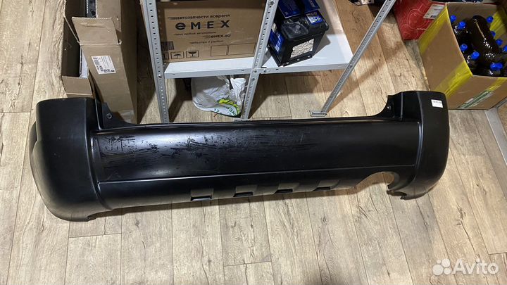 Бампер задний Hyundai Tucson 04-09 под одну трубу
