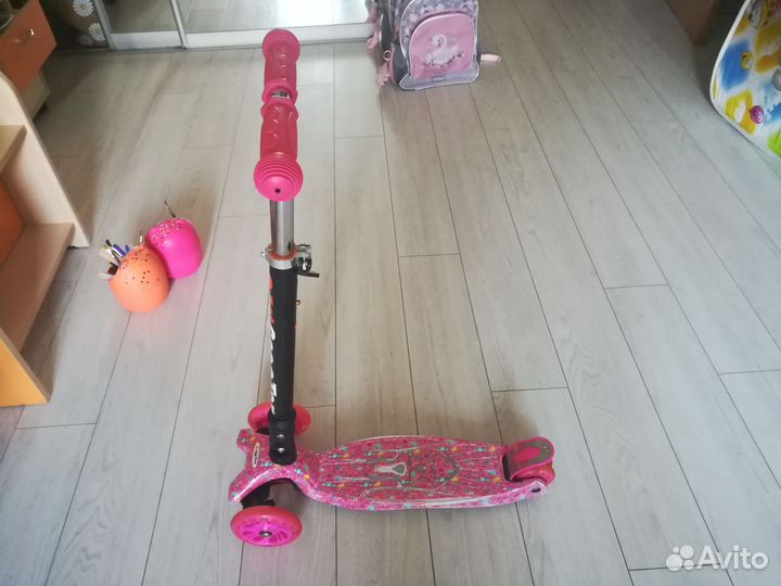 Самокат Scooter 21st (розовый)