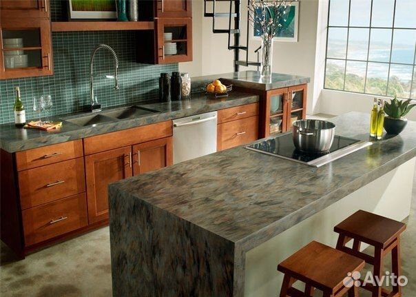 Столешница искусственный камень акрил d-1034
