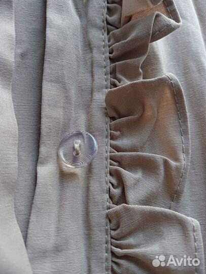 Платье летнее бежевое 44