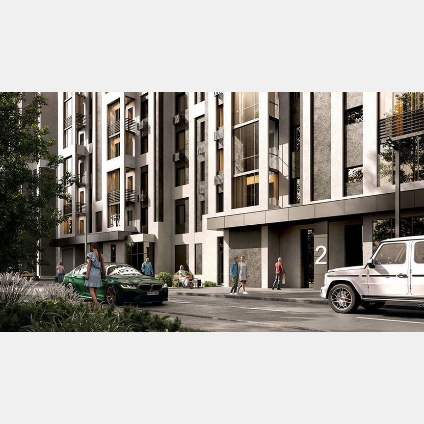 3-к. квартира, 76,7 м², 4/15 эт.