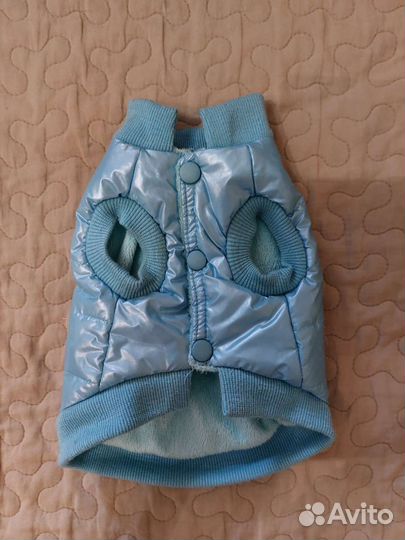 Тёплый жилет для маленькой собаки