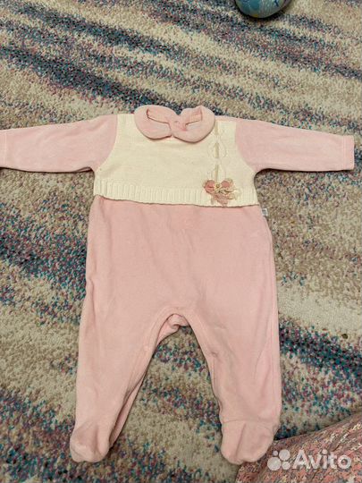 Вещи пакетом на девочку до года