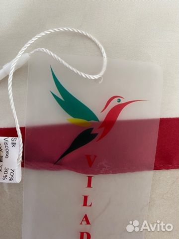 Шелковый платок с зонтиками Vilado. Италия