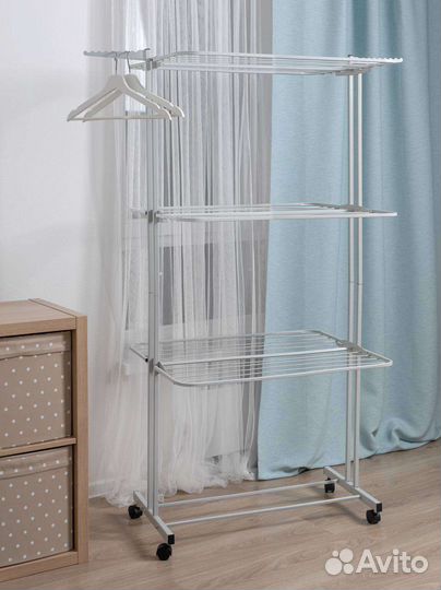Металлическая сушилка напольная для белья