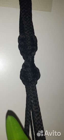 Подвес для кашпо.В технике макраме