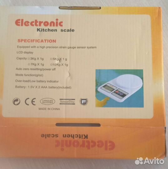 Весы кухонные новые
