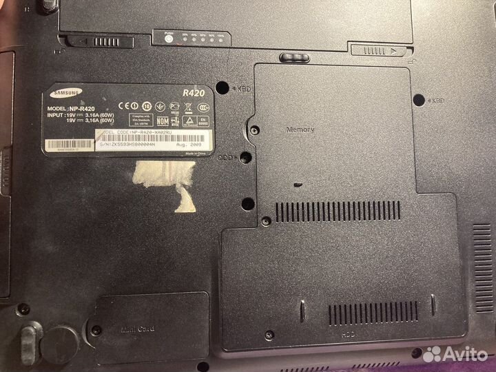 Ноутбук samsung