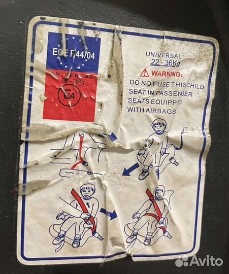 Детское автокресло 15 до 36 кг