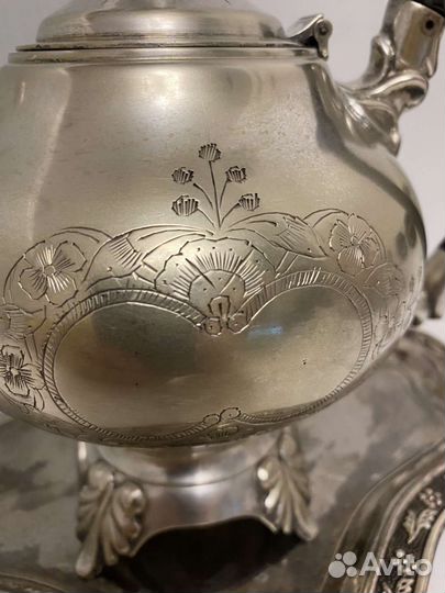 Заварочный чайник эксклюзив серебрение