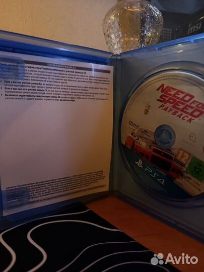 Диски на ps4 need for speed payback