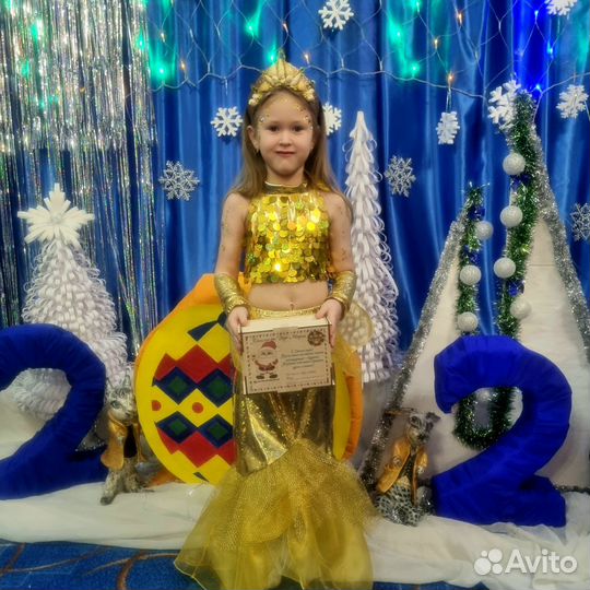 Костюм Золотой рыбки 116