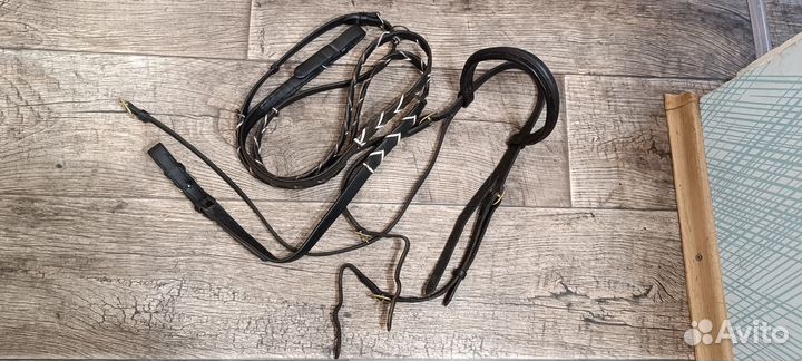 Уздечка (оголовье) без трензеля+ повод