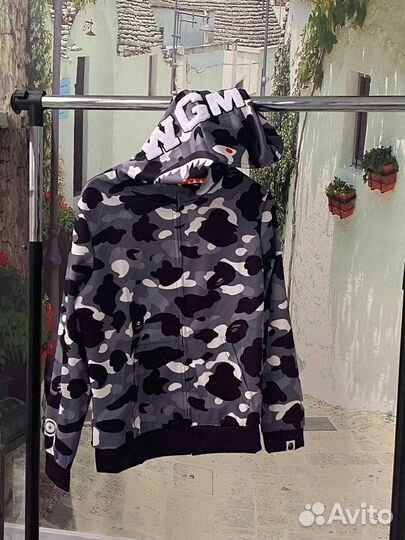 Bape зип худи