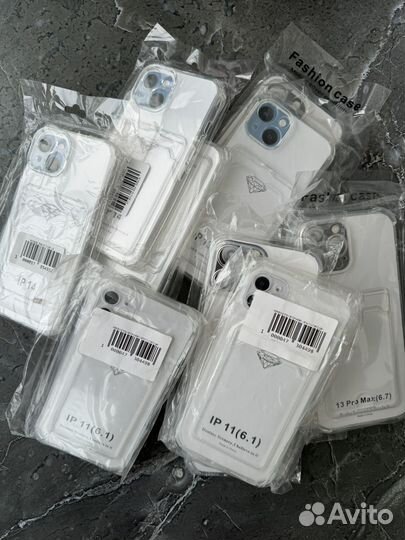 Чехол с кармашком для карт на iPhone (новые чехлы)