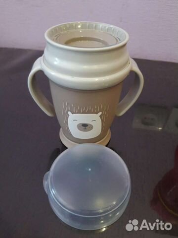 Кружка поильник-непроливайка