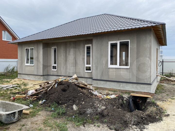 Коттедж 80 м² на участке 10 сот.