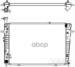 Радиатор hyundai tucson 04- 32211011 Sakura