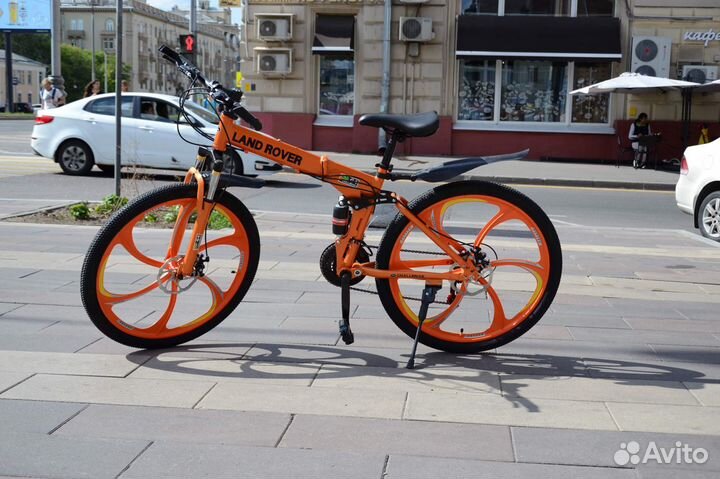 Велосипед на литых дисках