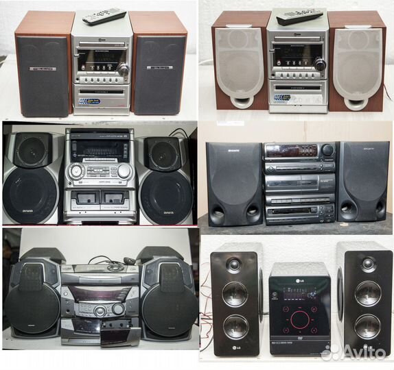 Муз центры LG aiwa sony
