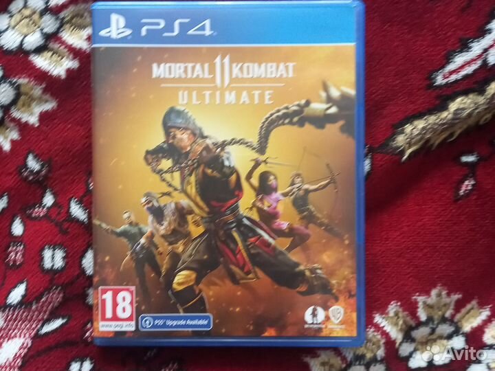 Диск на ps4 mortal kombat 11 ultimate бу