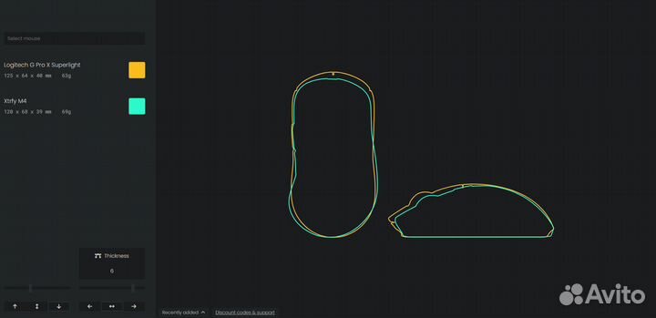 Мышь игровая xtrfy M4