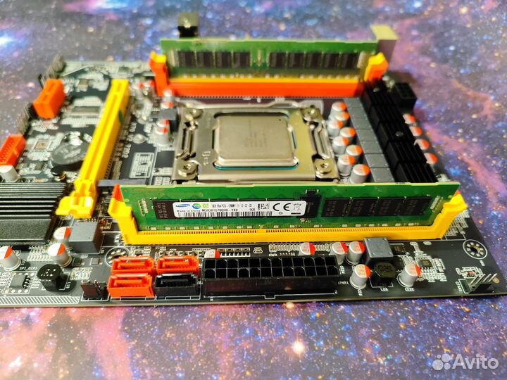 Комплект X79 2011+ Xeon 2670v2 + 16Gb DDR3