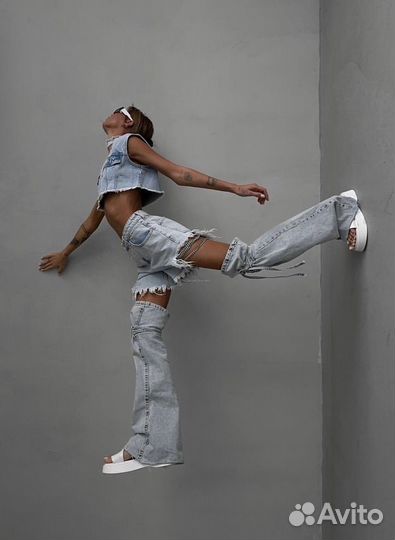 Гетры джинсовые новые