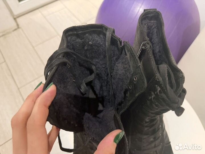 Мужские ботинки бу зимние