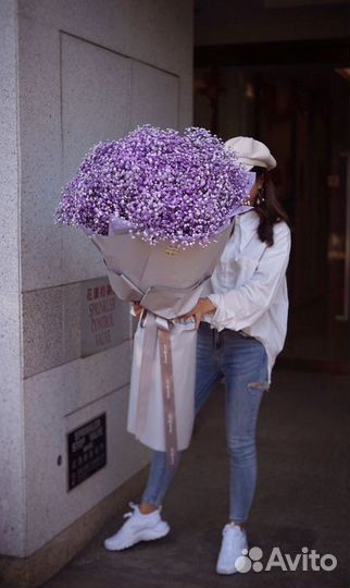 Букет гигант из гипсофилы