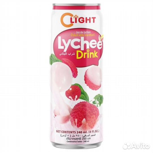 Напиток сокосодержащий из личи C Light Lychee Drin