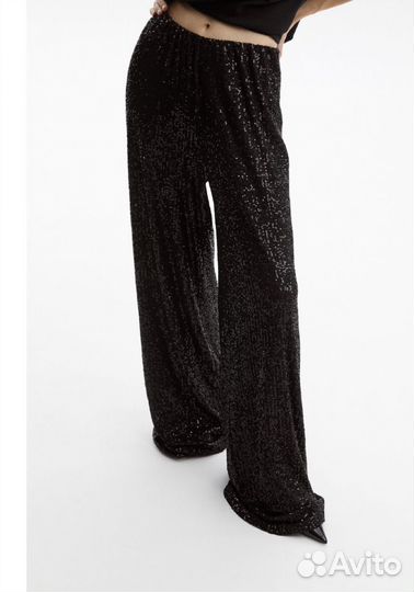 Блестящие брюки