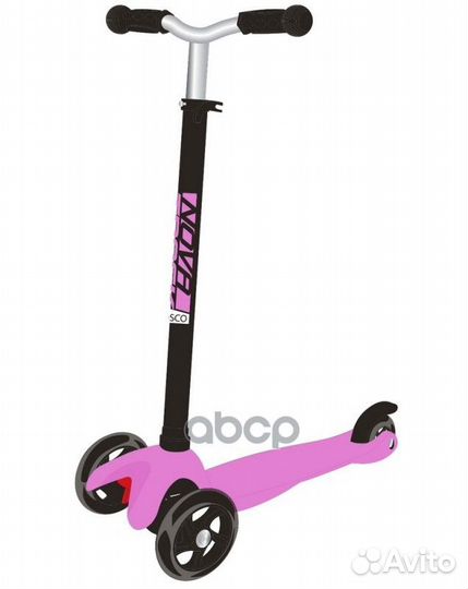 Самокат 3-х колесный 120/76 мм Кикборд детский
