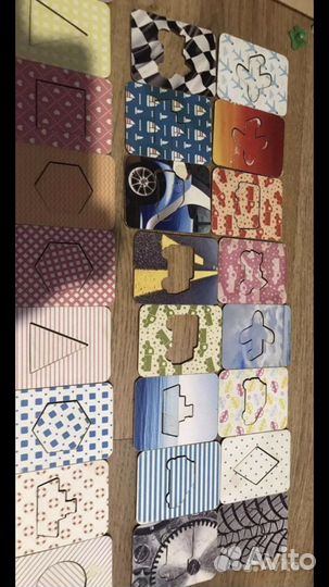 Деревянные пазлы, рыбалка