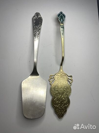 Серебряные Лопатки для торта СССР