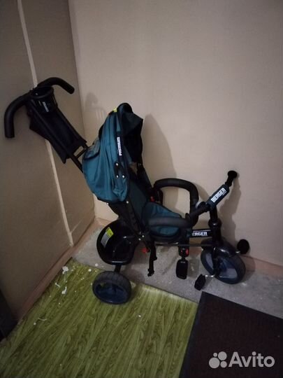 Детский велосипед с ручкой бу