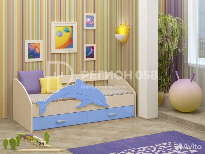Кровать дельфин
