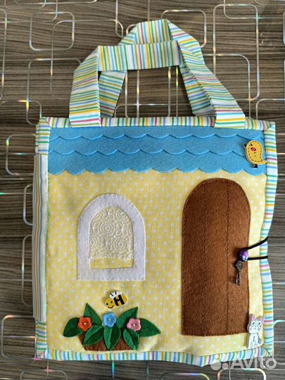 Мягкая книжка из фетра - Кукольный дом