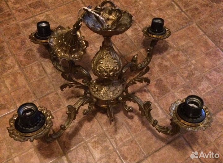 Люстра Бронза винтаж